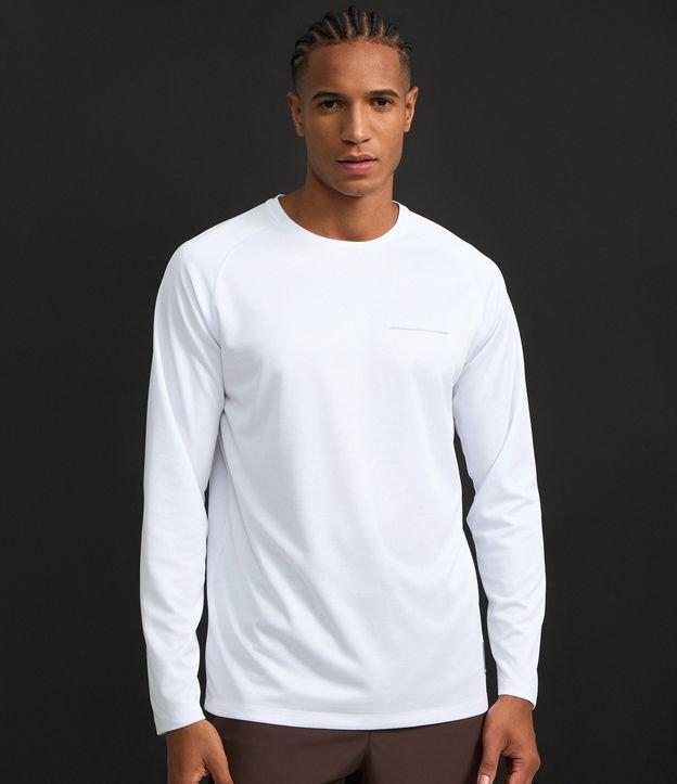 Camiseta Esportiva em Tecnologia Dry com Estampa Lettering - 4