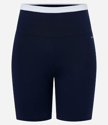 Bermuda Esportiva em Microfibra com Recorte Contrastante