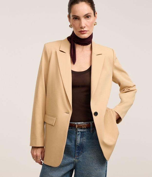 Blazer Oversized Alfaiatado com Botão Único - 2