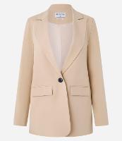 Blazer Oversized Alfaiatado com Botão Único - 1