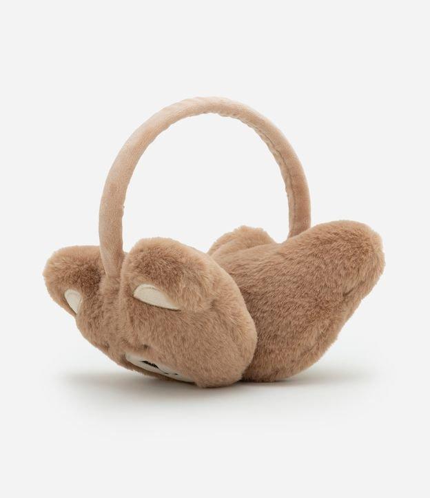 Protetor de Orelhas com Bordado de Ursinho - Tam Único - 1