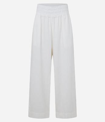 Calça Pantacourt em Jeans com Cintura Alta