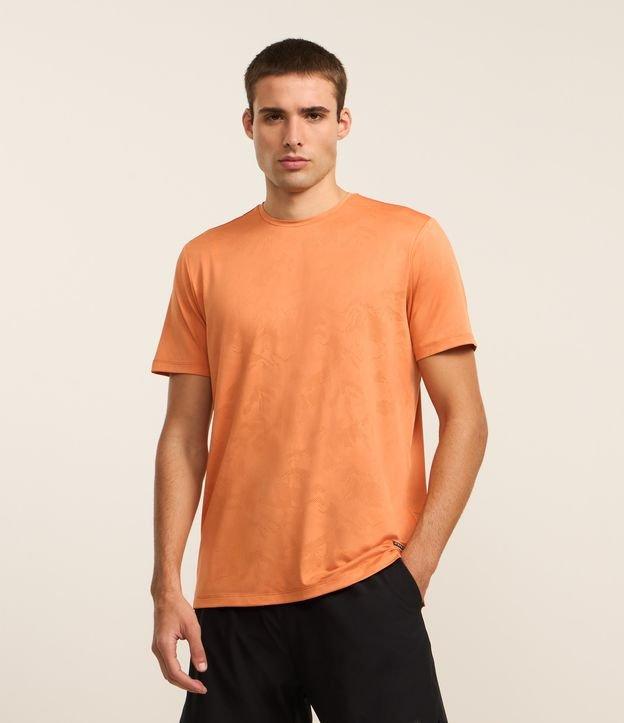 Camiseta Esportiva em Tecnologia Dry com Estampa Jacquard - 2
