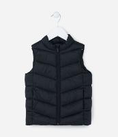 Colete Puffer Infantil Básico em Microfibra - Tam 1 a 4  Anos - 1