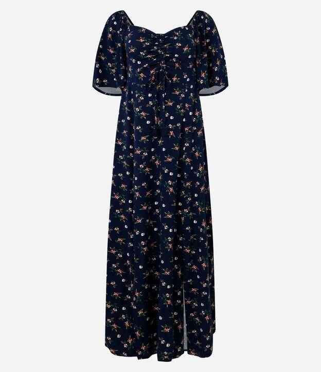 Vestido New Midi em Viscose com Florzinhas - 1