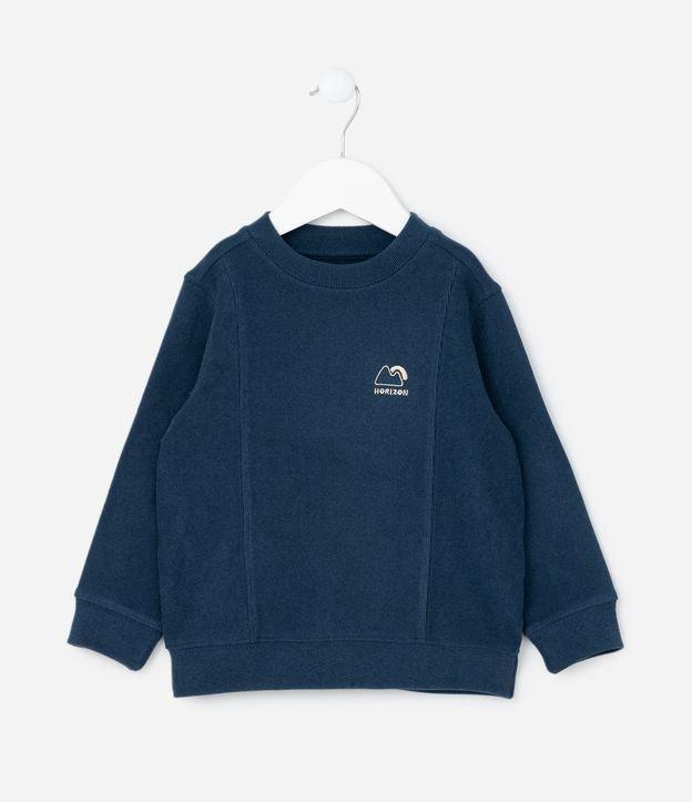 Blusão Infantil com Frisos e Bordado - Tam 1 a 5 Anos - 1