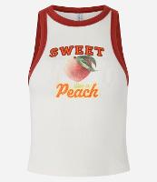 Regata em Algodão com Estampa Sweet Like a Peach - 1