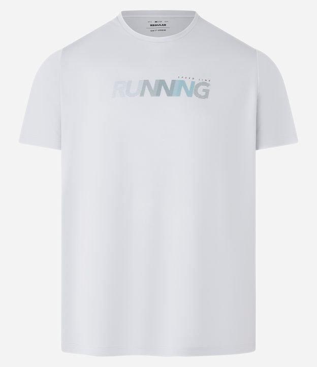 Camiseta Esportiva em  Tecnologia Dry com Estampa Running Refletiva - 1