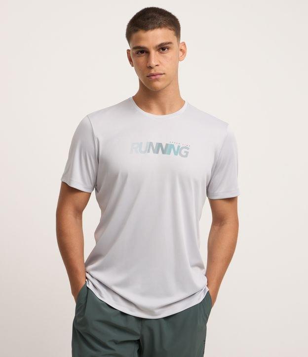 Camiseta Esportiva em  Tecnologia Dry com Estampa Running Refletiva - 2