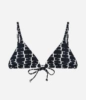 Biquíni Top Cortininha em Microfibra com Estampa Geométrica - 1
