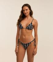 Biquíni Top Cortininha em Microfibra com Estampa Geométrica - 2