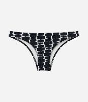 Biquíni Calcinha Básica em Microfibra com Estampa Geométrica - 1