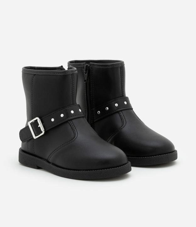 Bota Infantil em PU com Tira e Fivela - Tam 20 ao 25 - 1