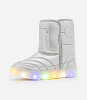 Bota Infantil com Forro de Pelinho e Sola LED - Tam 20 ao 30 - 2