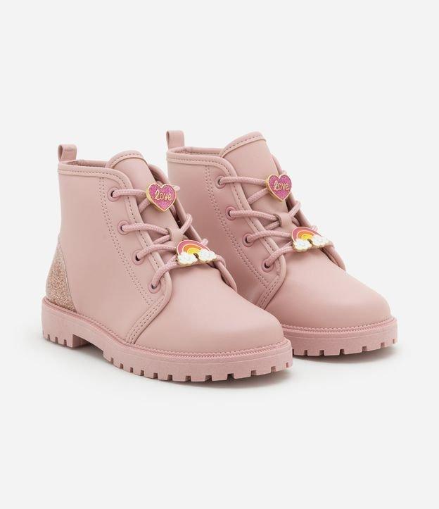 Bota Infantil em PU com Detalhes de Patch - Tam 20 ao 25 - 1