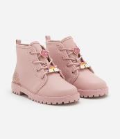 Bota Infantil em PU com Detalhes de Patch - Tam 20 ao 25 - 1