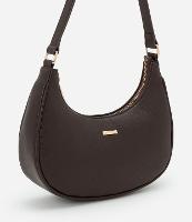 Bolsa Baguete Pequena e Estruturada com Alça de Mão - 1