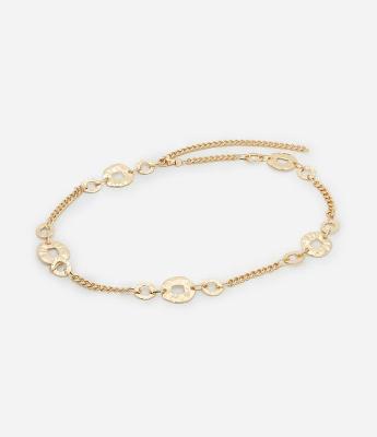 Cinto Estreito com Corrente e Elos Grandes Curve e Plus Size