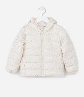 Jaqueta Puffer Infantil com Poá Metalizado - Tam 1 a 5 Anos - 1