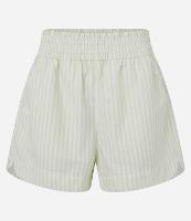 Short Runner em Sarja com Listra e Cós Elástico - 1