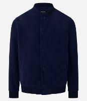 Jaqueta Bomber em Veludo Cotelê com Botões Forrados - 1