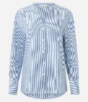 Camisa em Viscolinho Listrada de Fios Tintos - 1