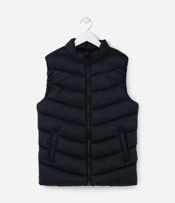 Colete Básico Infantil em Microfibra Leve - Tam 5 a 14 Anos