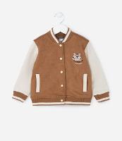 Jaqueta Bomber Infantil com Bordado Tigre - Tam 1 a 5 Anos - 1