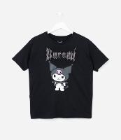 Camiseta Infantil com Estampa Kuromi - Tam 5 a 14 Anos - 1