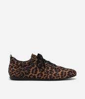 Tênis Chuteira em PU Sola Flat Animal Print - 1