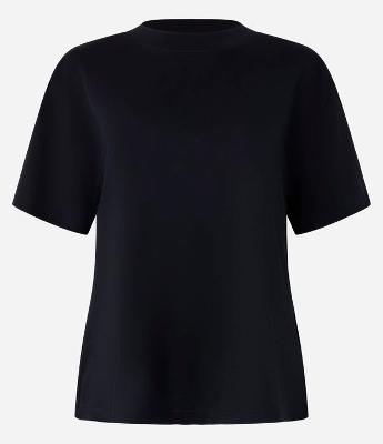 Blusa em Algodão Pima com Gola Redonda