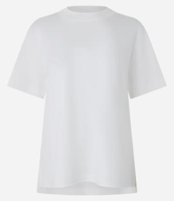 Blusa em Algodão Pima com Gola Redonda
