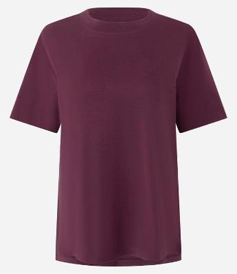 Blusa em Algodão Pima com Gola Redonda