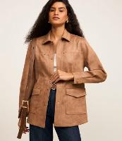 Jaqueta com Bolsos Frontais e Elástico nas Costas - 2