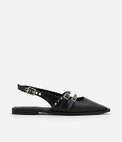 Sapatilha Slingback Tiras com Aviamentos - 1