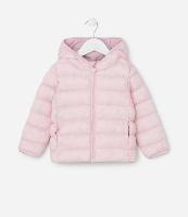 Jaqueta Puffer Infantil com Capuz - Tam 1 a 5 Anos - 1