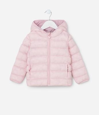 Jaqueta Puffer Infantil com Capuz - Tam 1 a 5 Anos