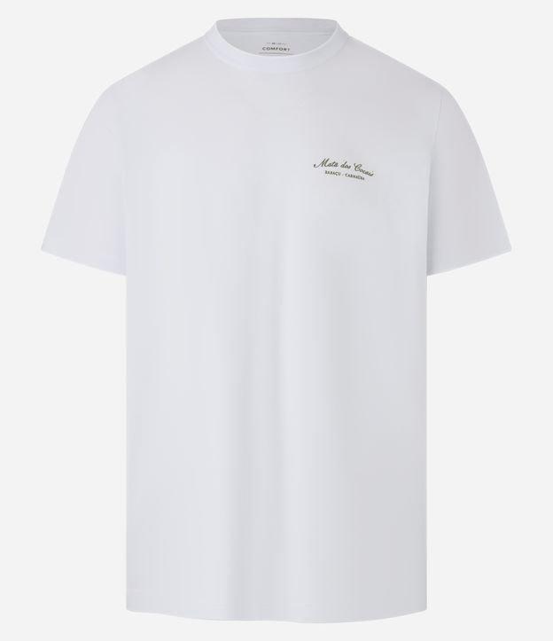 Camiseta Comfort em Algodão com Estampa Lettering - 1
