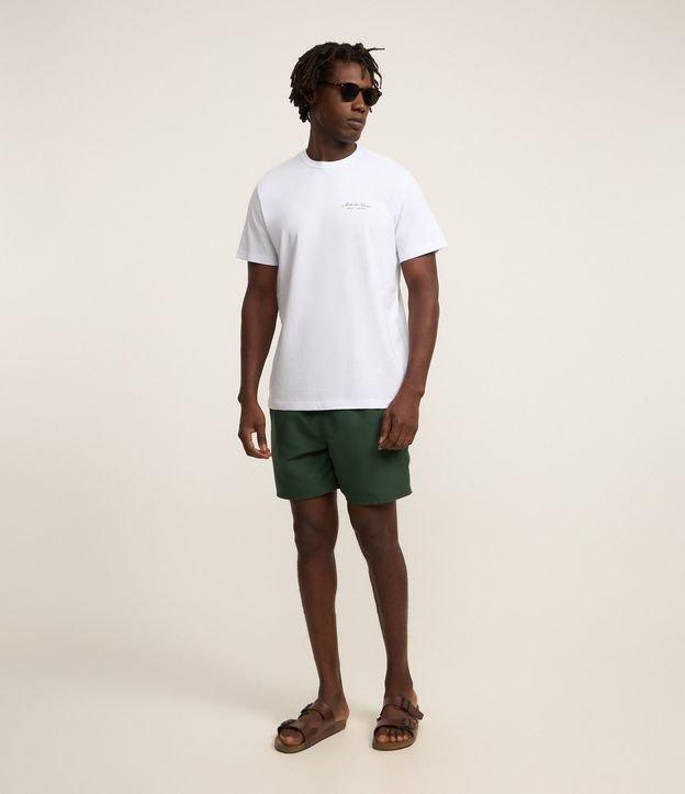 Camiseta Comfort em Algodão com Estampa Lettering - 2