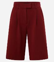 Bermuda Reta em Alfaiataria com Pregas - 1