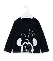Camiseta Infantil com Estampa da Minnie em Foil - Tam 1 a 5 Anos - 1