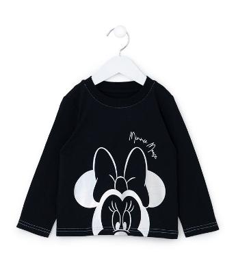 Camiseta Infantil com Estampa da Minnie em Foil - Tam 1 a 5 Anos