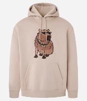 Casaco Comfort em Moletom com Estampa Capivara de Óculos - 1