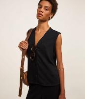 Blusa Alongada e Texturizada com Botões - 2