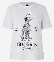 Blusa T-Shirt em Algodão com Estampa Dálmata - 1