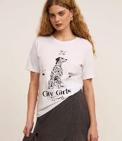 Blusa T-Shirt em Algodão com Estampa Dálmata - 2