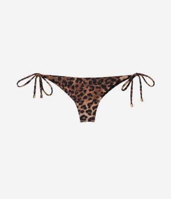 Biquíni Calcinha Lacinho em Microfibra com Estampa Animal Print