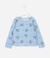 Blusa Infantil com Estampa de Lacinhos - Tam 1 a 6 Anos - 1