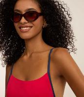 Maiô de Alcinha em Microfibra com Viés Contrastante - 2