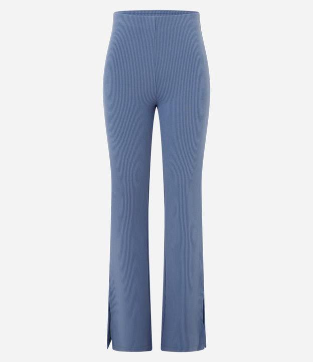 Calça Esportiva em Microfibra com Textura Canelada - 1